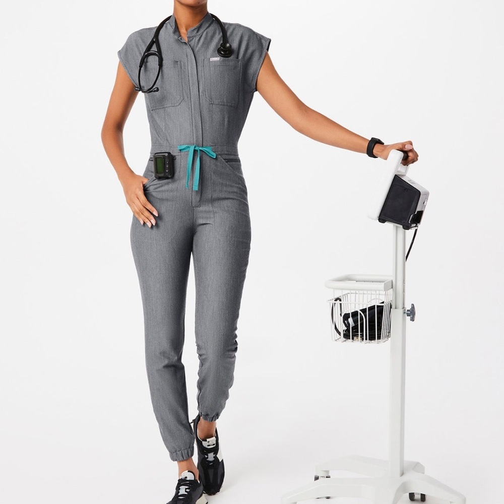 M FIGS CARGO SCRUB JUMPSUIT